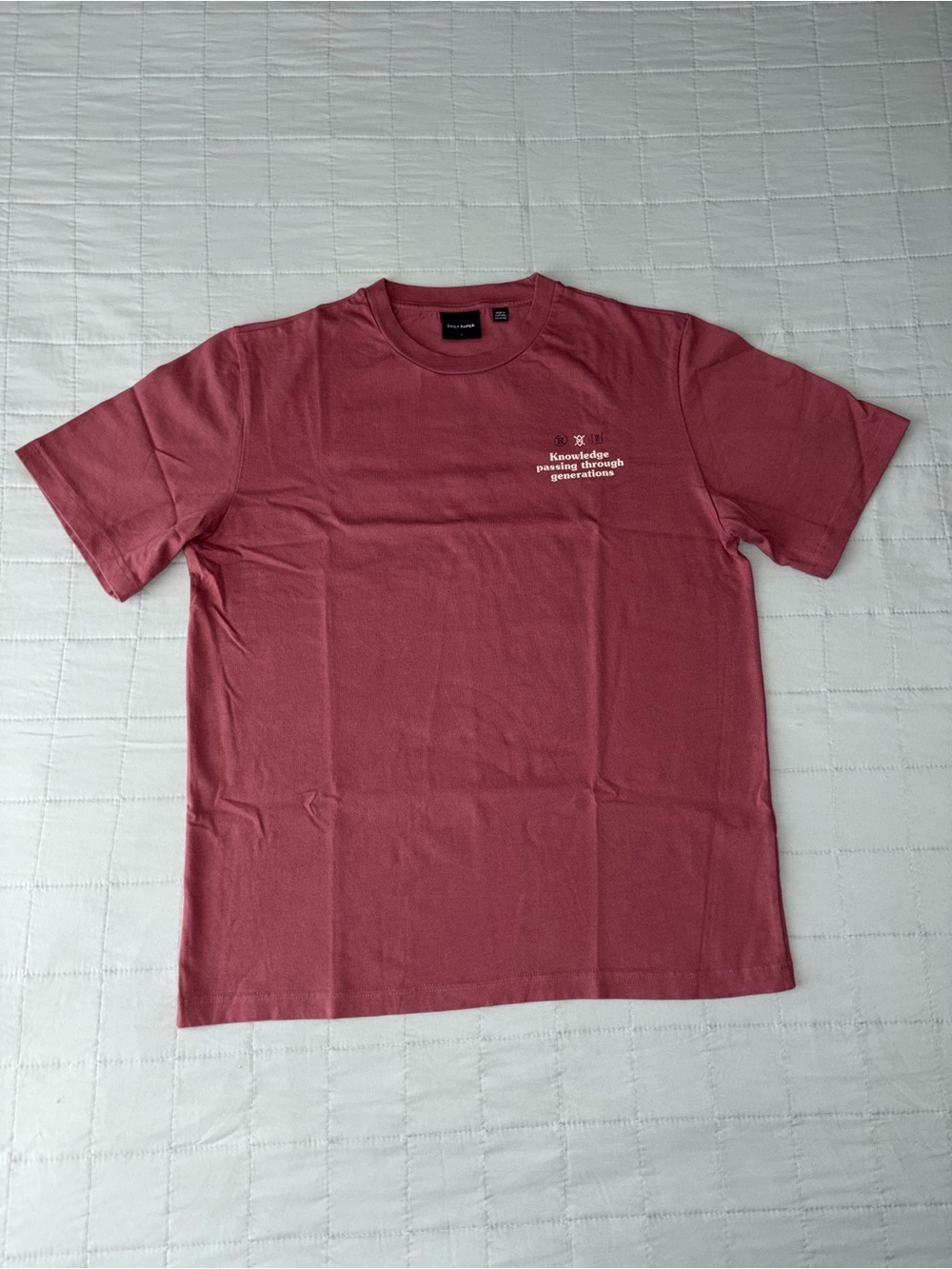Daily Paper Numair Tee Rose Brown Size Large